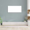 Panneau infrarouge en verre Welltherm - blanc satiné - 780 watts