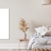 Panneau infrarouge en verre Welltherm - blanc satiné - 930 watts