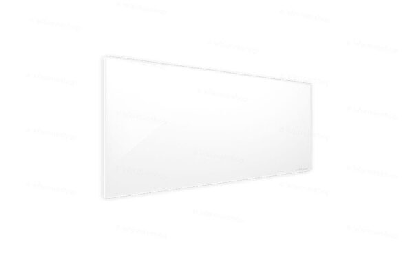 Panneau infrarouge en verre Welltherm - blanc satiné - 930 watts