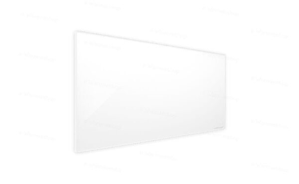 Panneau infrarouge en verre Welltherm - blanc satiné -1250 watts Panneau infrarouge en verre Welltherm - blanc satiné -1250 watts