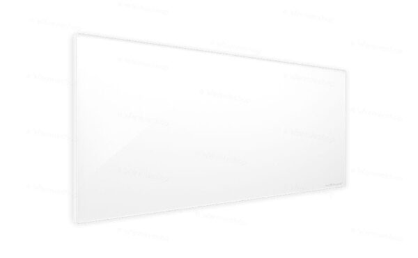 Panneau infrarouge en verre Welltherm - blanc satiné -1725watt Panneau infrarouge en verre Welltherm - blanc satiné -1725watt